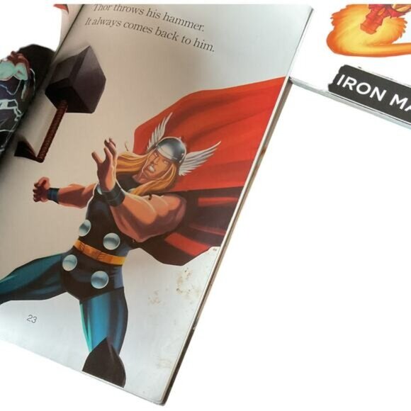 Marvel World Of Reading Level 1 Books Set: The Mighty Avengers & The Invincible - Picture 5 of 5